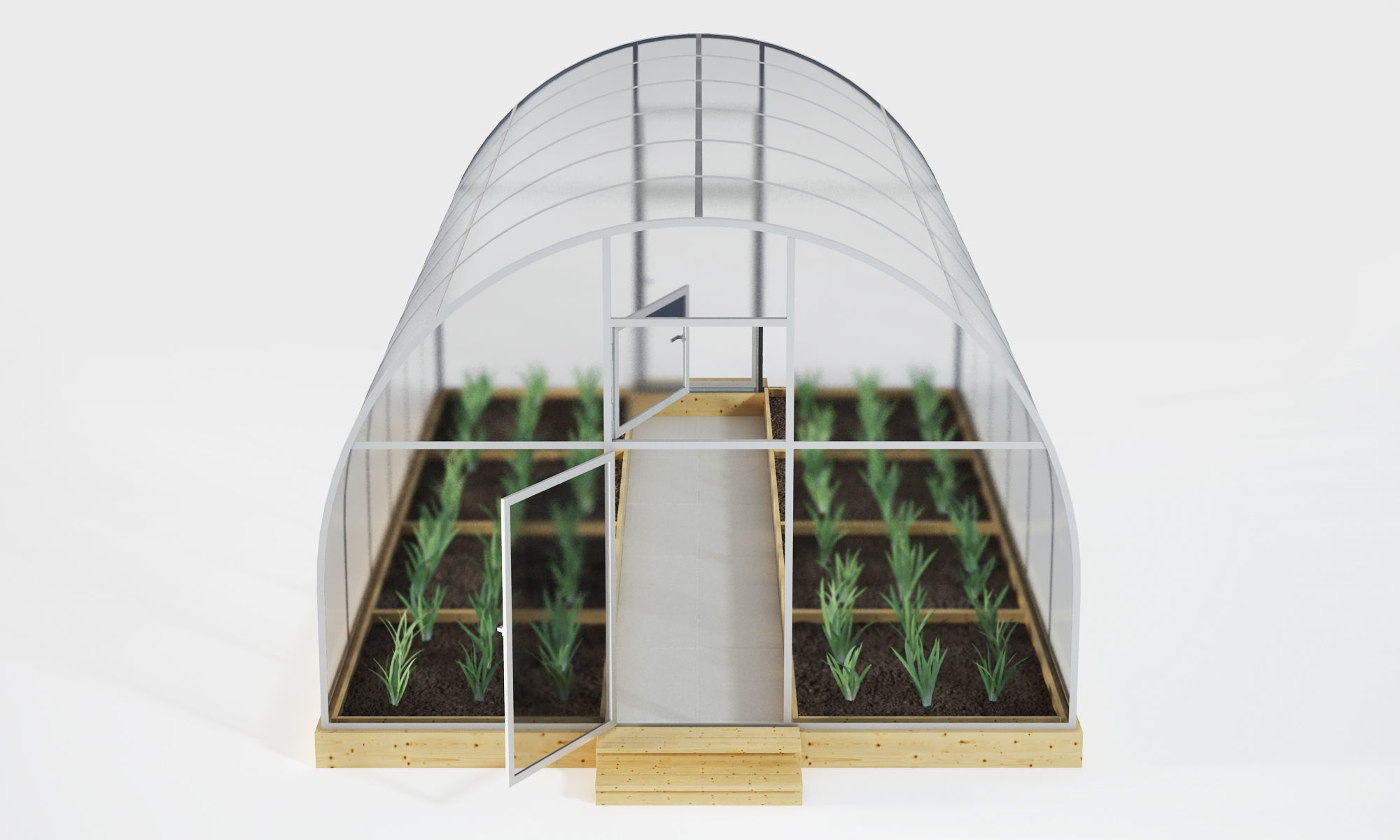 Greenhouse 3D model_5