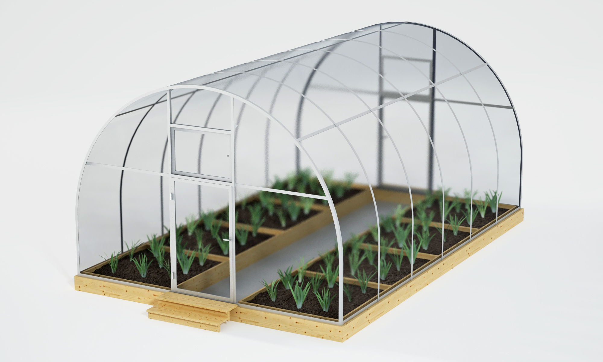Greenhouse 3D model_4