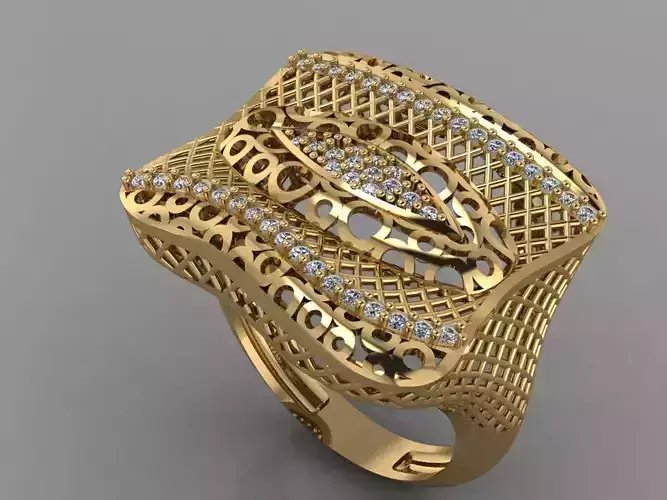 GC GOLD Y0077- Diamond Ring 