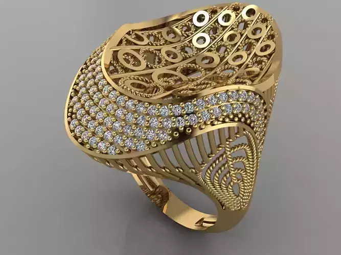 GC GOLD Y0079- Diamond Ring 