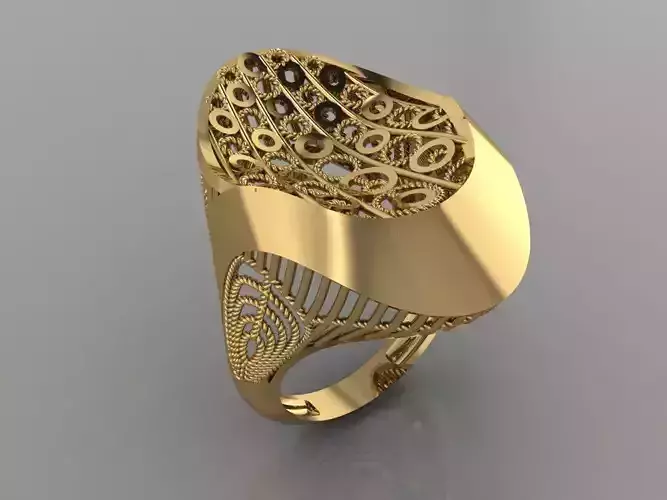 GC GOLD Y0080- Ring 3D print model