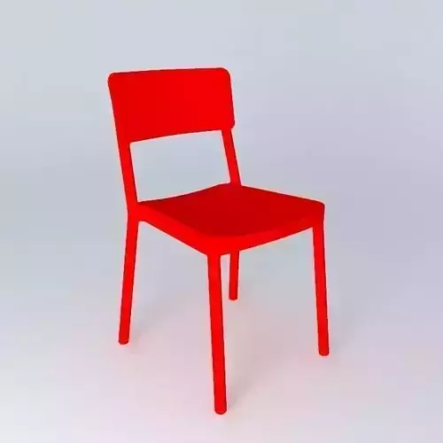 Modern red chair 