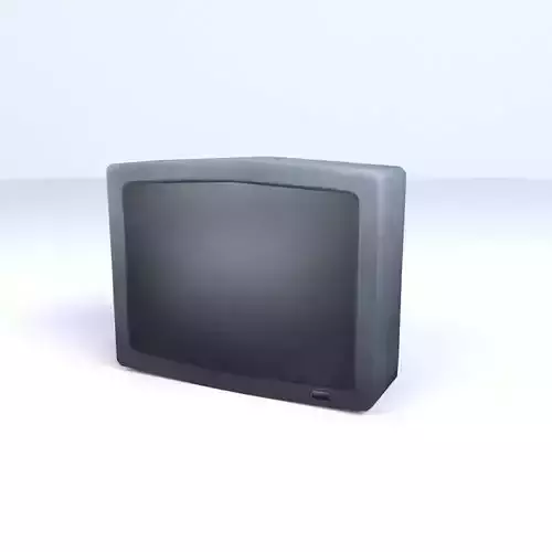 Cartoon Style Ray Tube TV