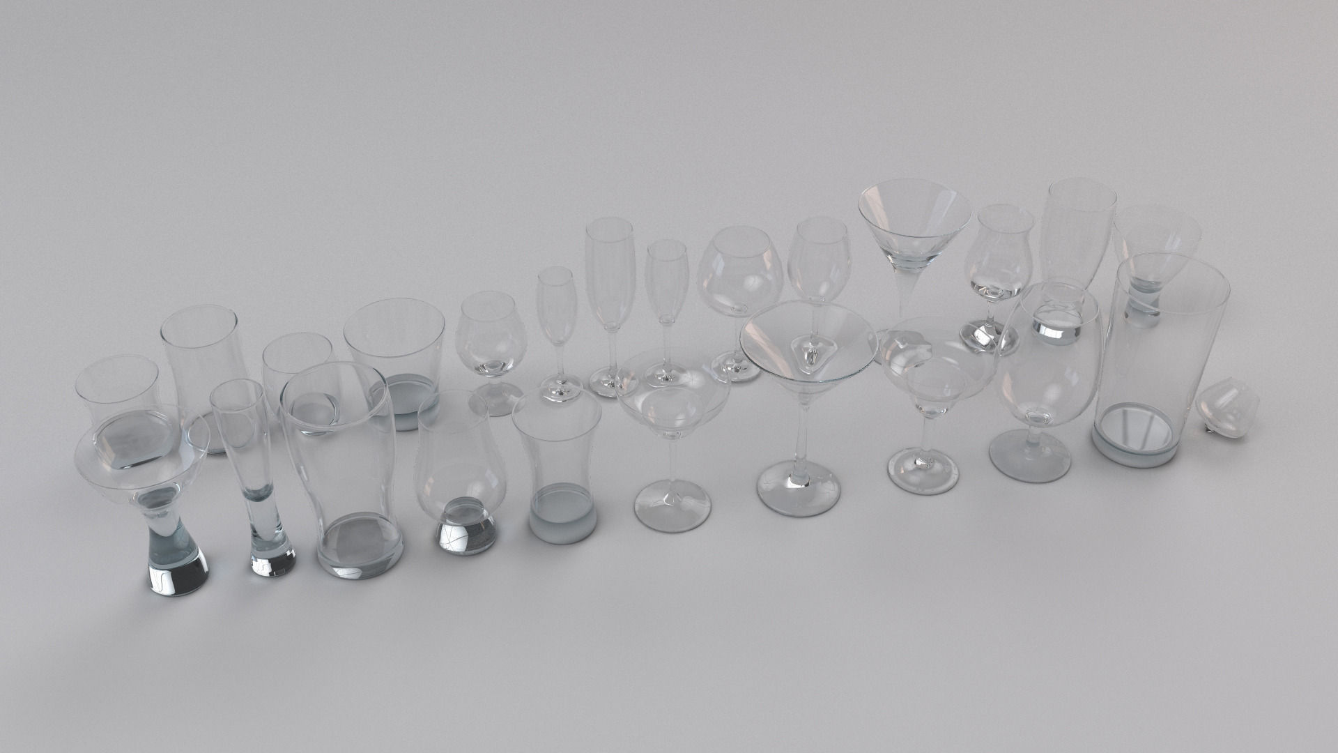 Set Collection of Glass