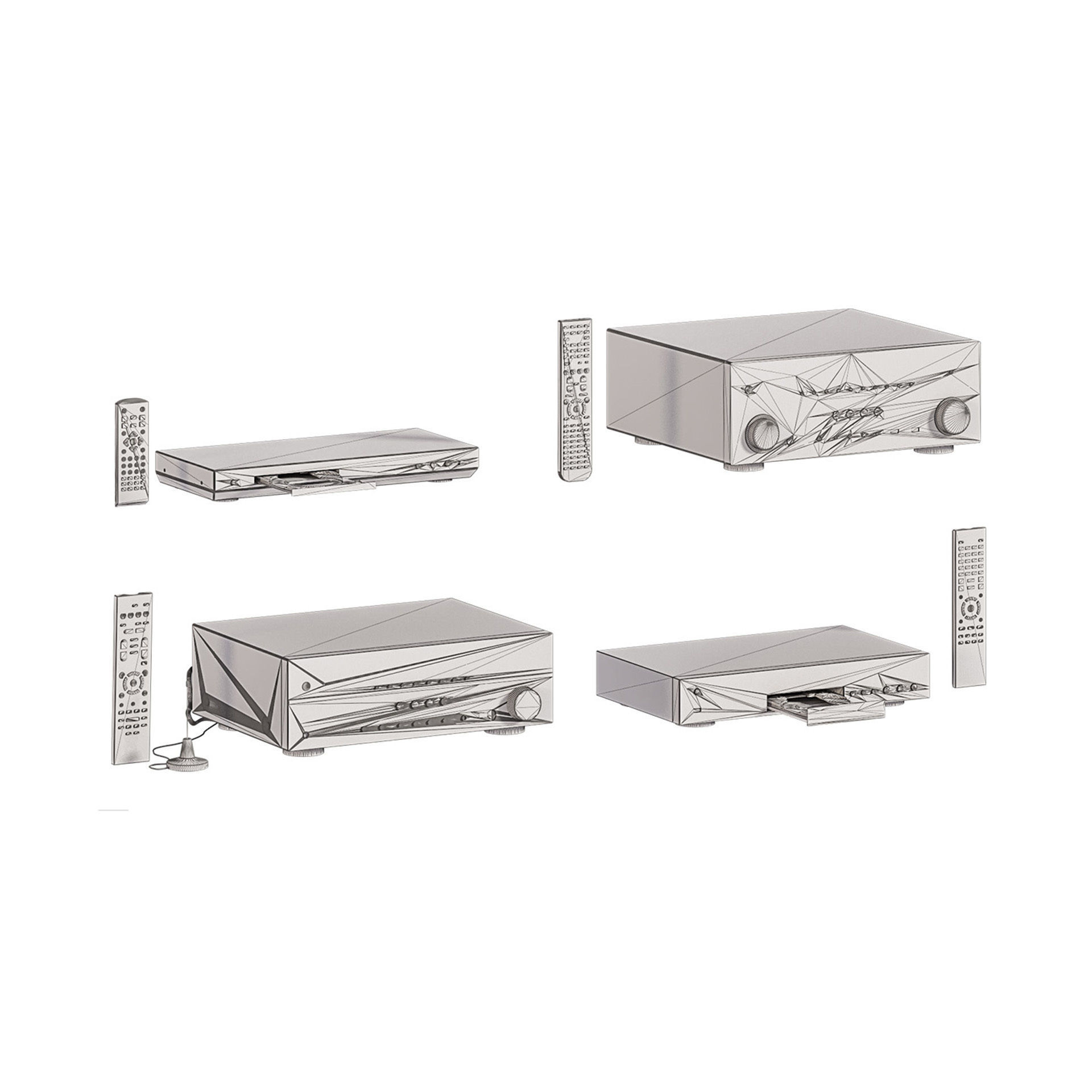 L3DV22G01 - av-receivers players rcs set 3D model_10