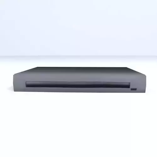 Cartoon Style Simple DVD Player Low-poly 3D model
