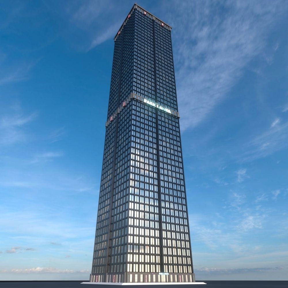 Skyscrapers Pack 01 Low-poly 3D model_25