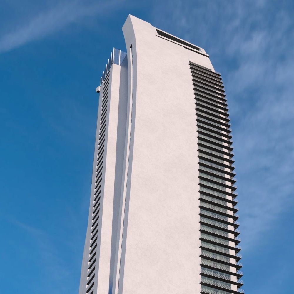 Skyscrapers Pack 01 Low-poly 3D model_28