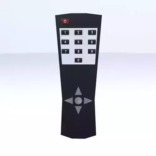 Cartoon Style Simple TV Remote