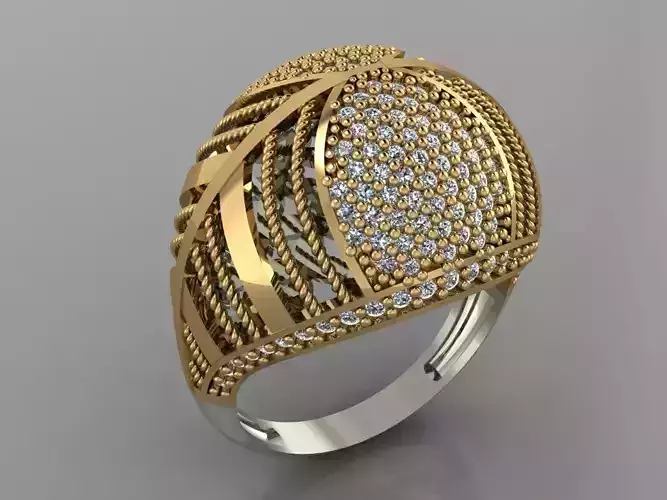 GC GOLD Y0083- Diamond Ring 