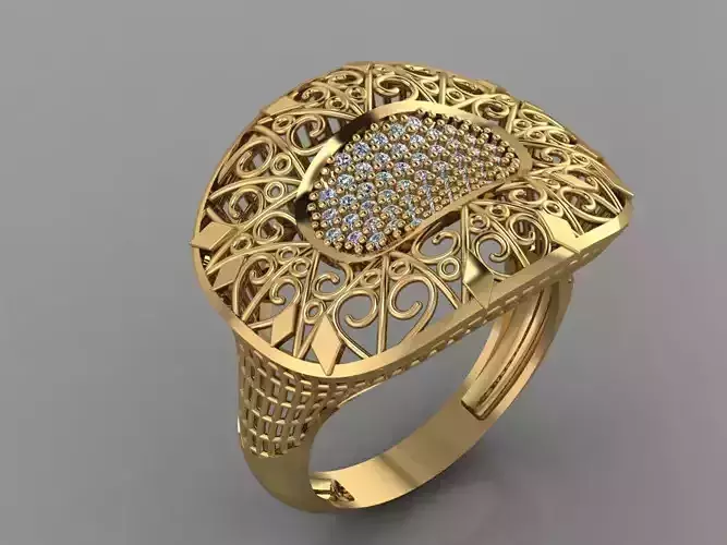 GC GOLD Y0085-  Diamond Ring