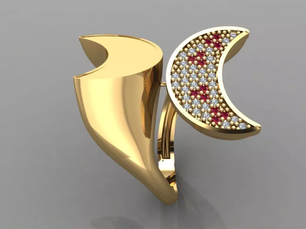 GC GOLD TW0088- Diamond ring 3D print model_0
