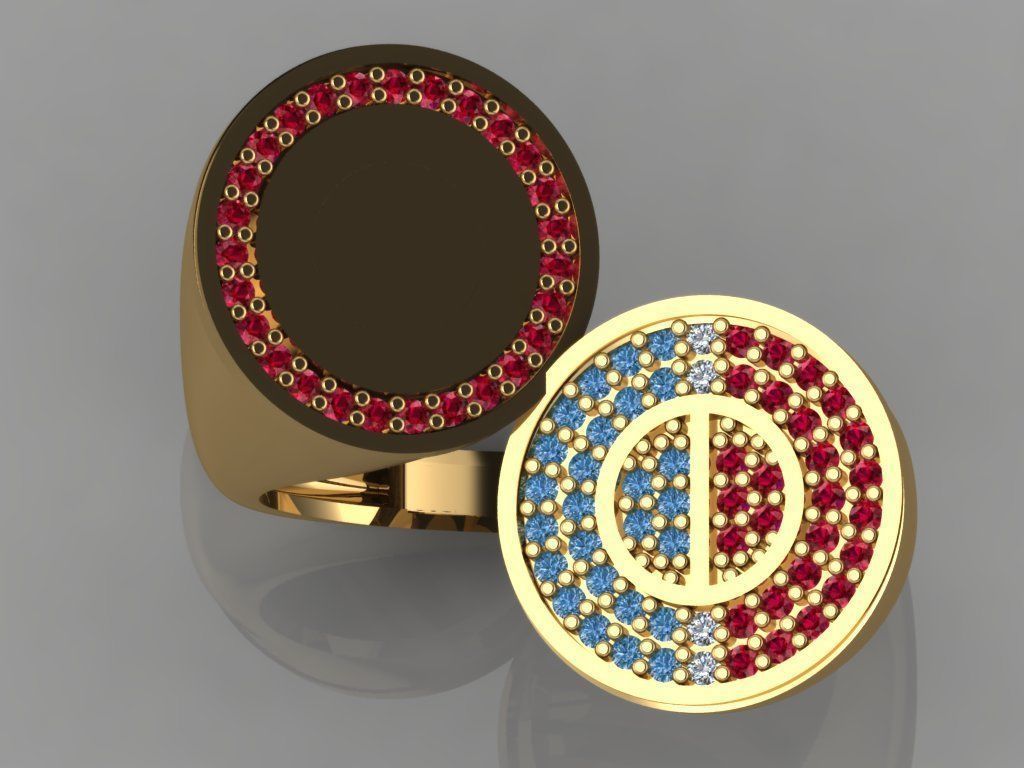 GC GOLD TW0092- Diamond ring 3D print model_1