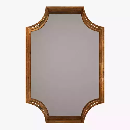 Uttermost lindee gold wall mirror 3D model