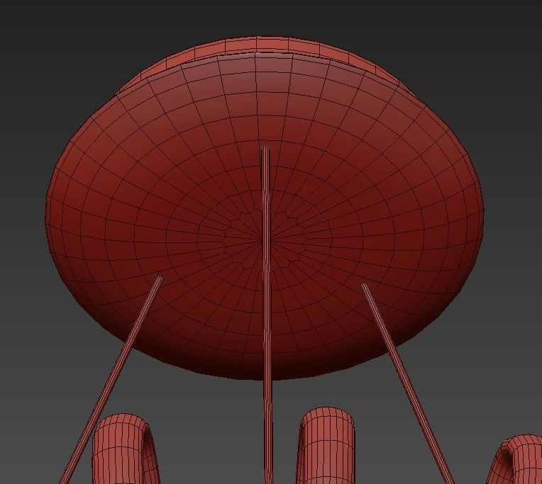 Ariadna chandelier - modern glass pendant light 3D model_4