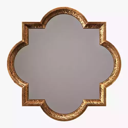 Uttermost lourosa antique gold mirror