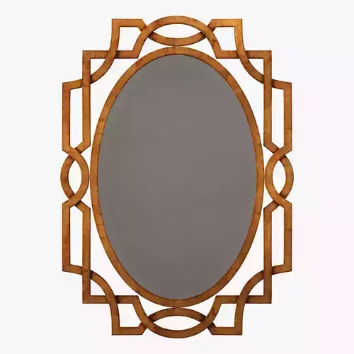 Uttermost margutta forged metal with antiqued gold leaf mirror