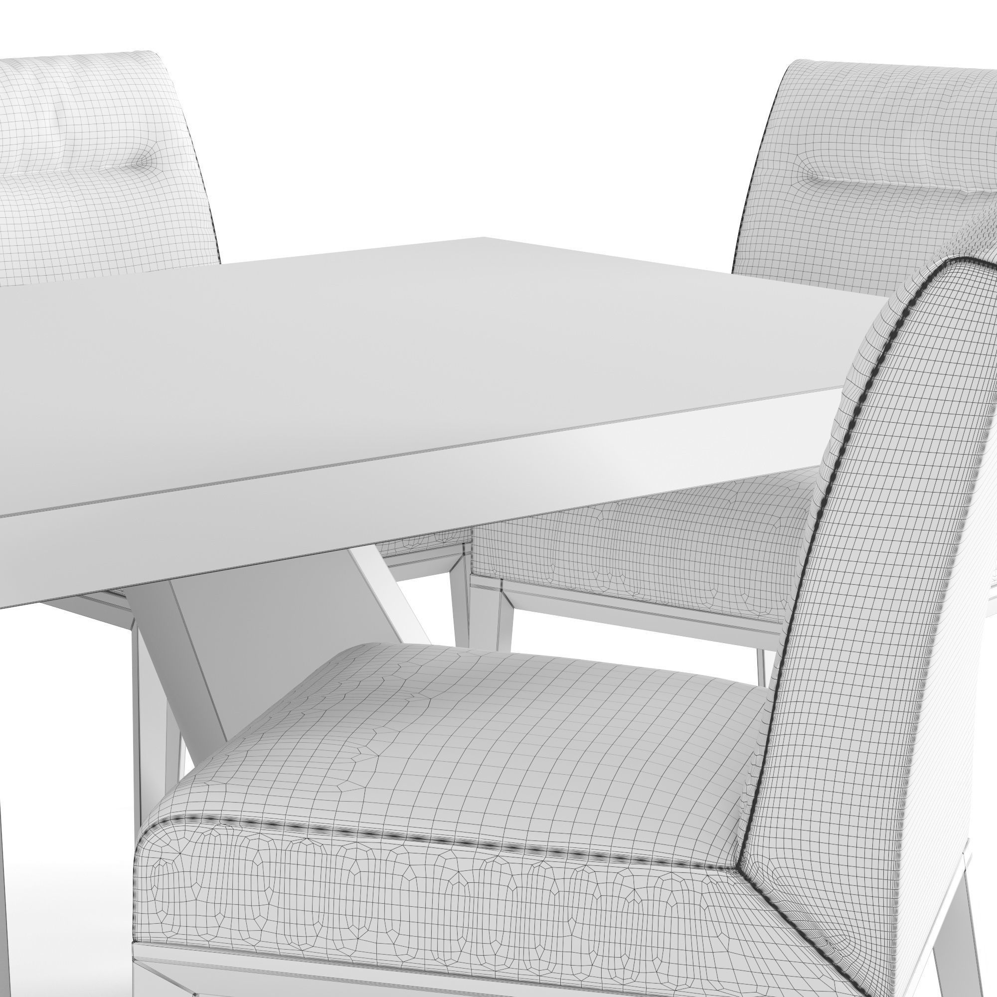Table and chair Icaro Tosca 3D model_11