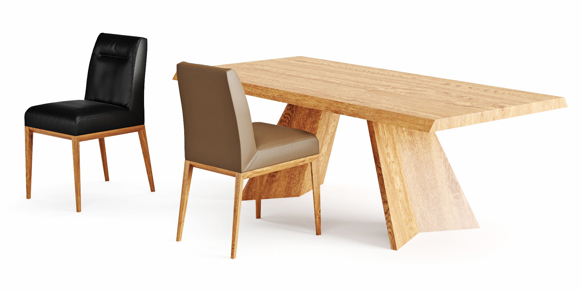 Table and chair Icaro Tosca 3D model_7