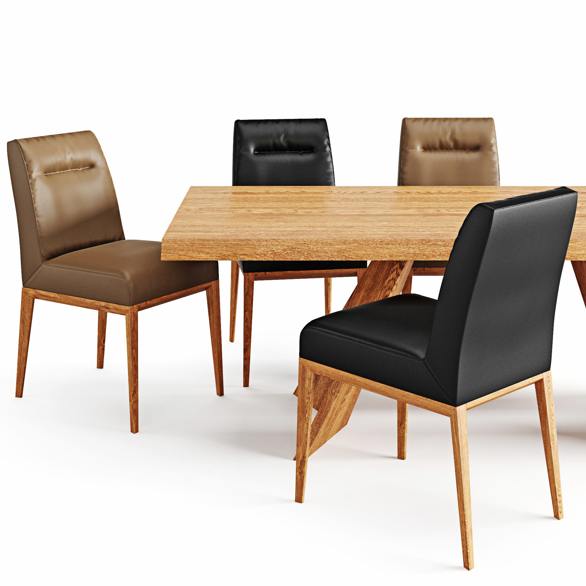 Table and chair Icaro Tosca 3D model_6