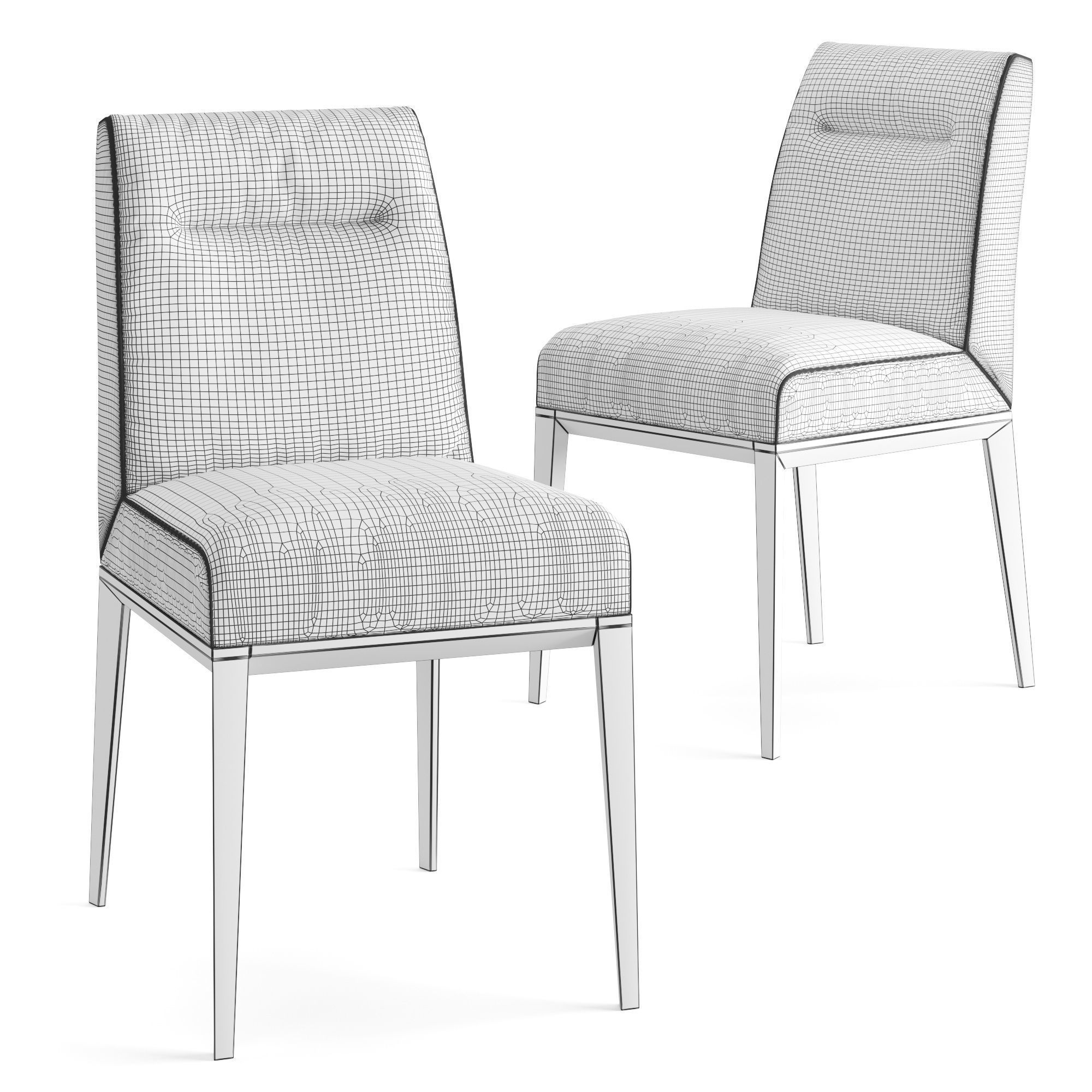 Table and chair Icaro Tosca 3D model_4