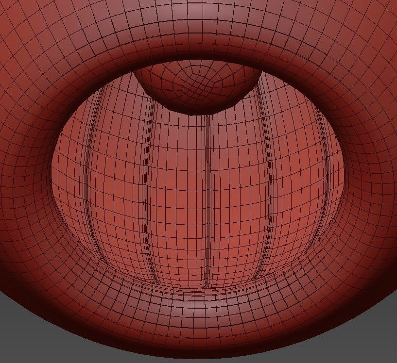 PLEATED glass globe wall sconce 3D model_4