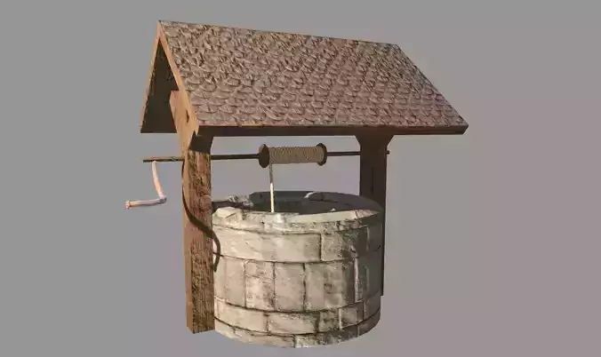Medieval Well Game Ready