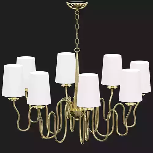 Briana chandelier with four lamps