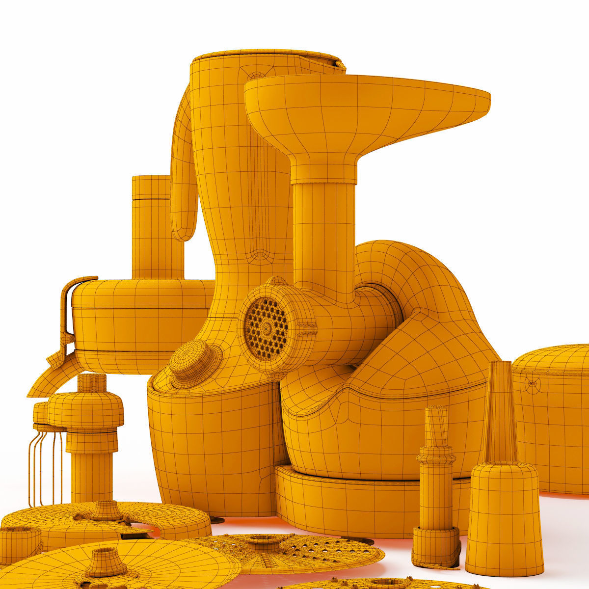 Kitchen collection electronics 3D model_112