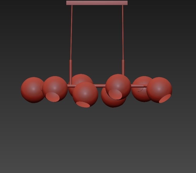 Staggered Glass 3D model_1