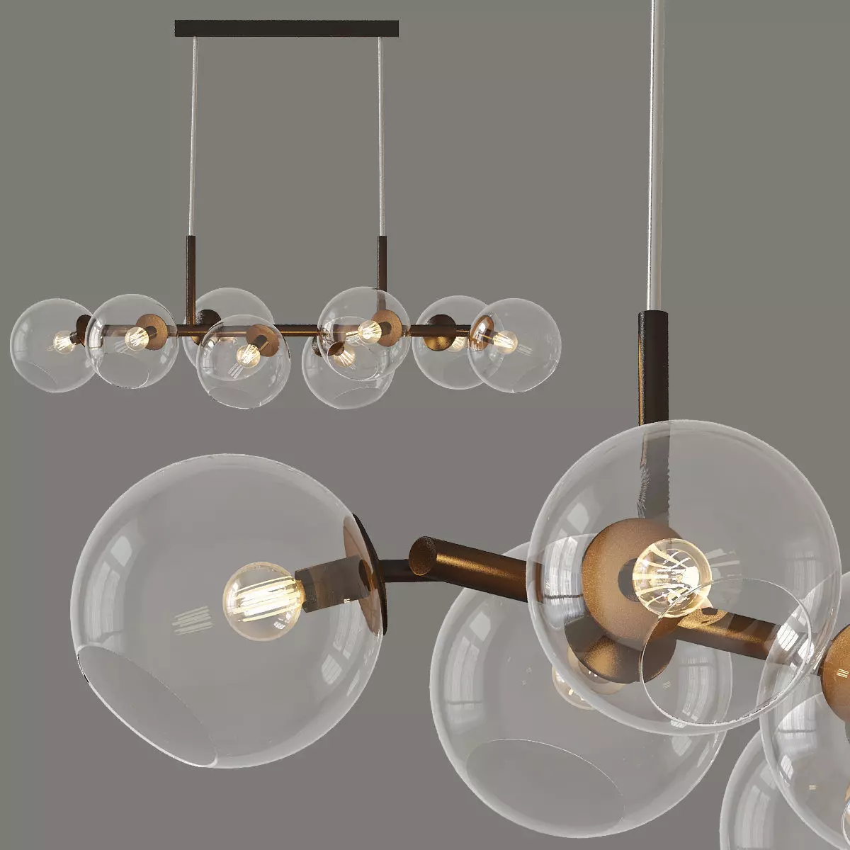 Staggered Glass 3D model_0