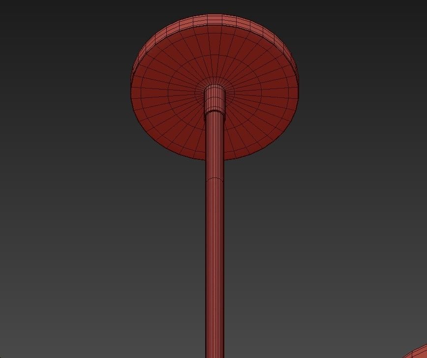 Sculptural Glass 5 Light 3D model_3