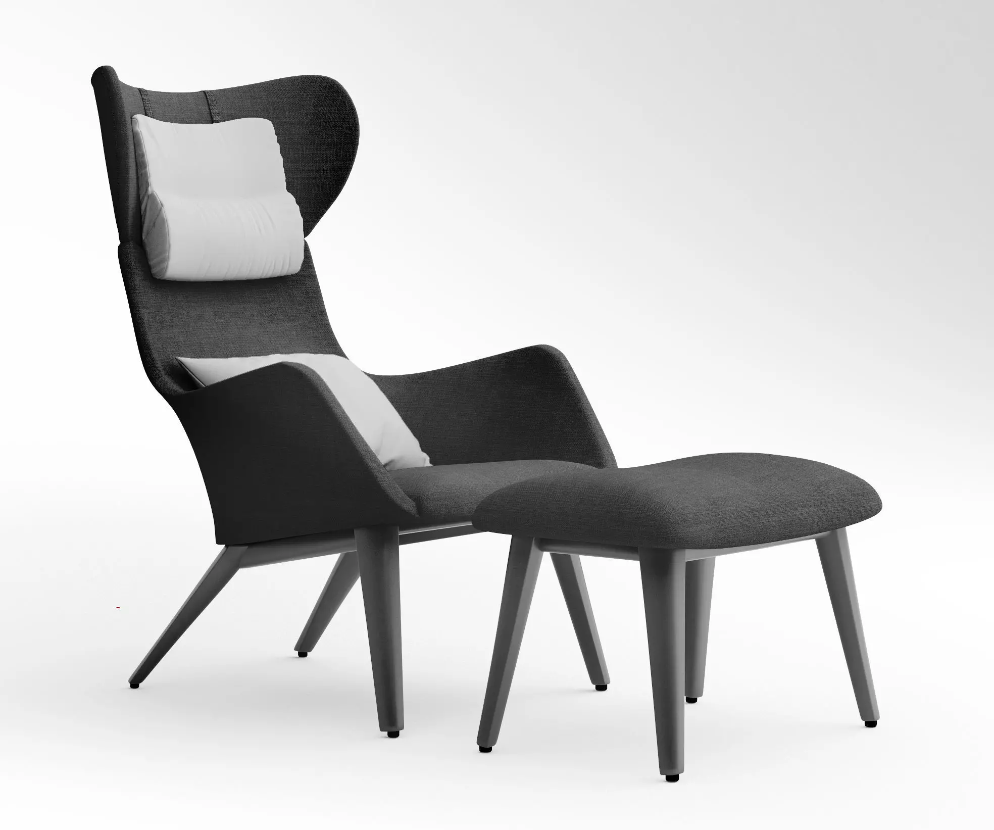Coco Republic Soho Outdoor Occasional Chair 3D model_0
