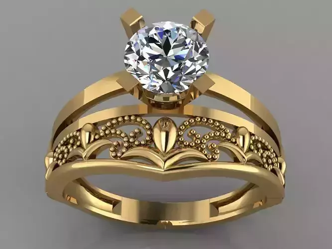 GC GOLD TW095- Diamond ring