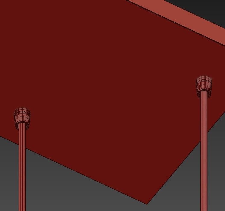 Sculptural Glass 7 Light 3D model_4