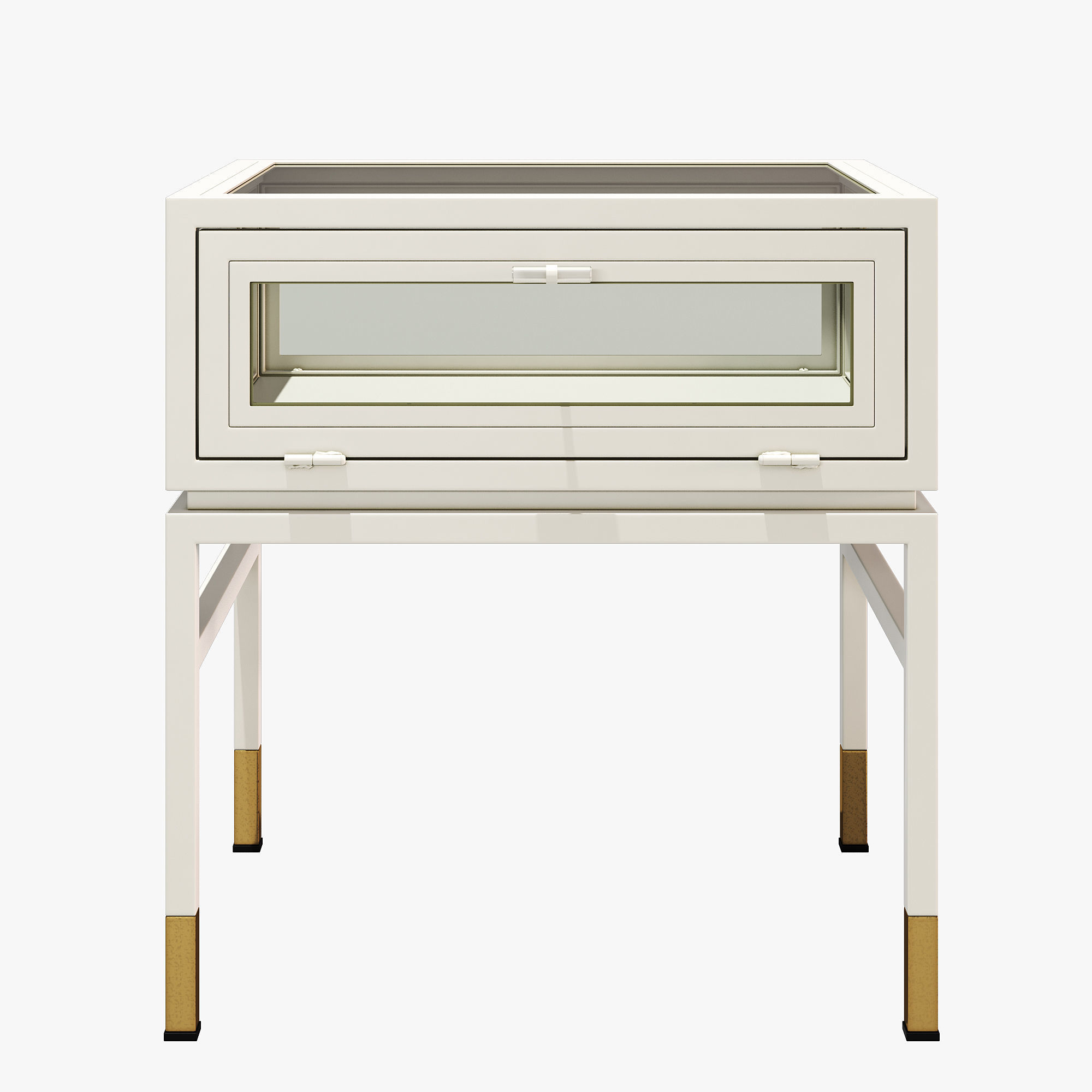 Anthropologie tannehill display side table and console table 3D model_1