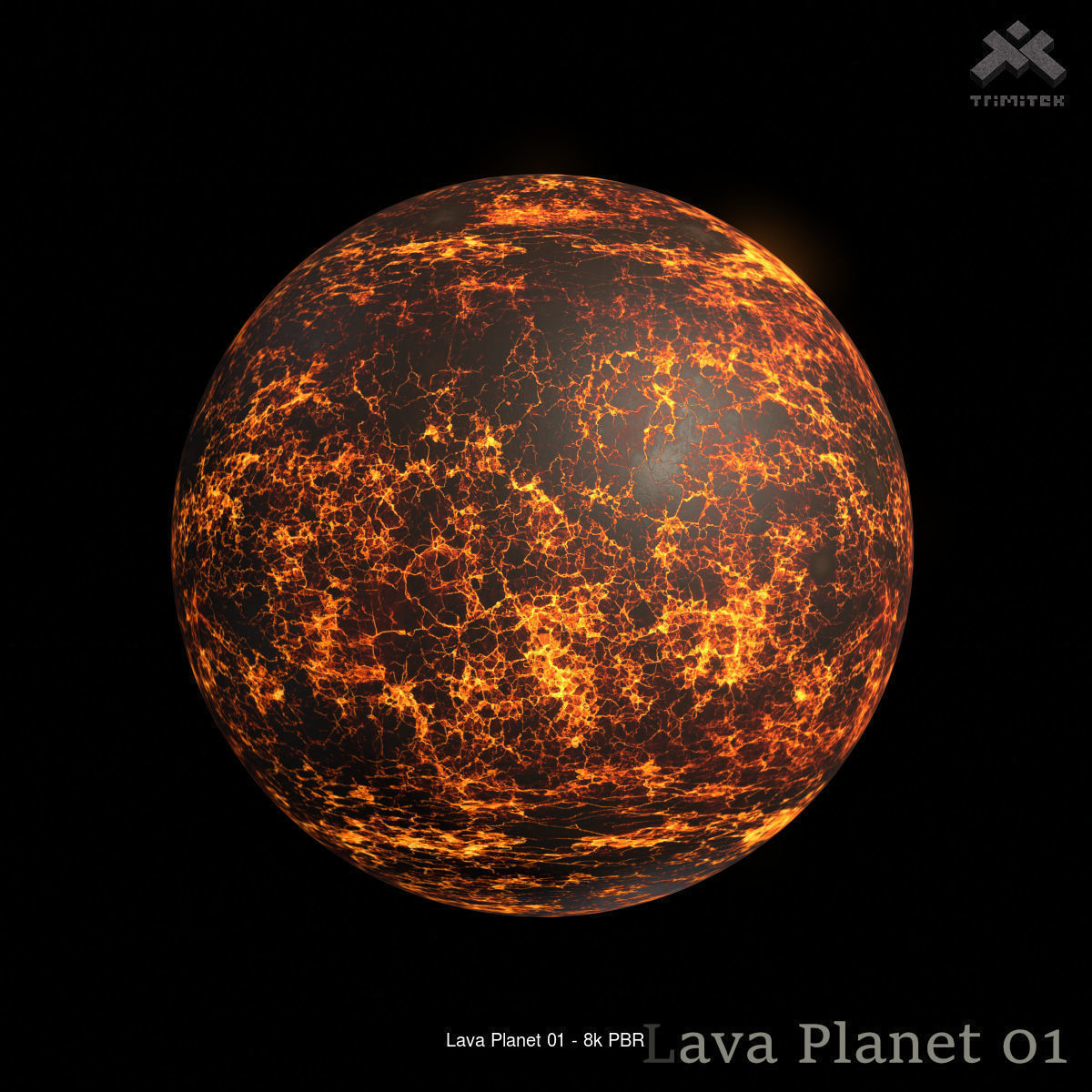 Lava Planets Collection - 8k PBR _1