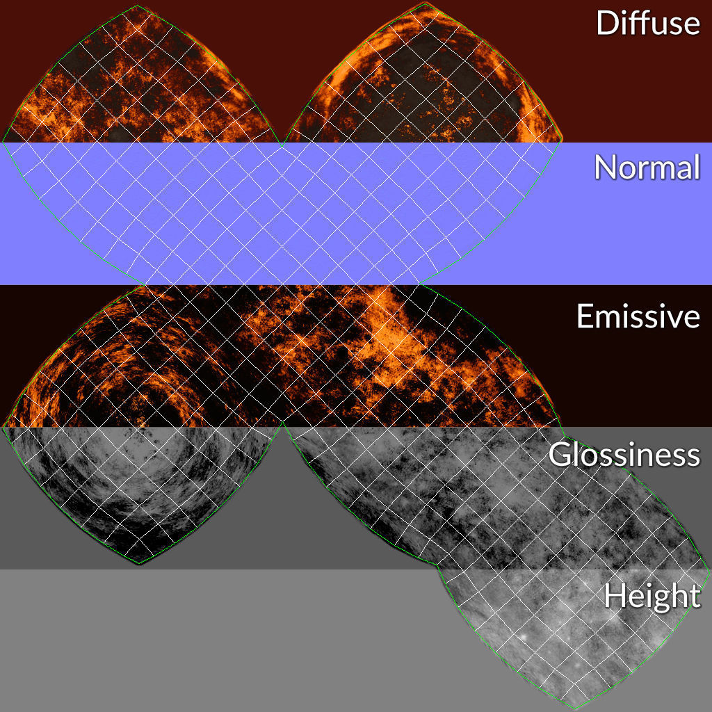 Lava Planets Collection - 8k PBR _16