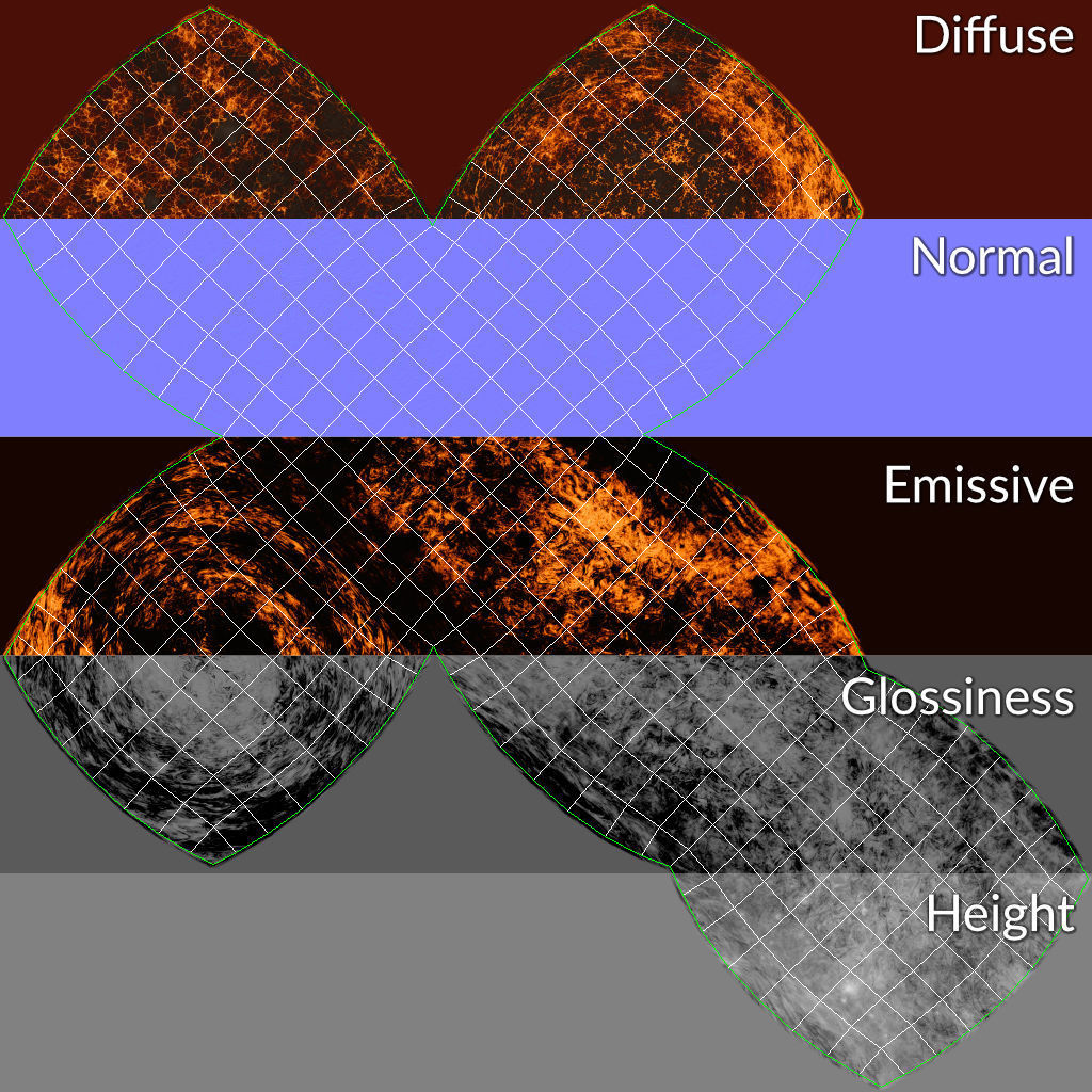 Lava Planets Collection - 8k PBR _14