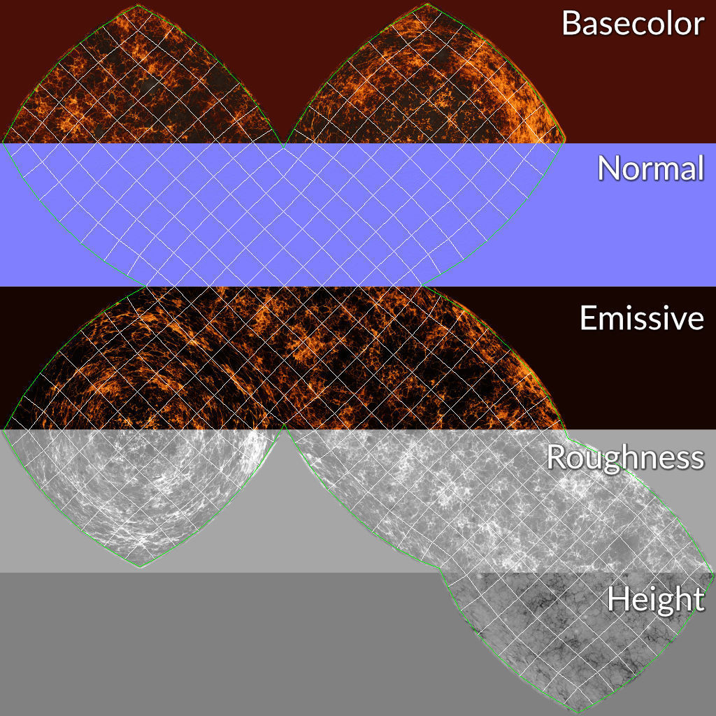 Lava Planets Collection - 8k PBR _12