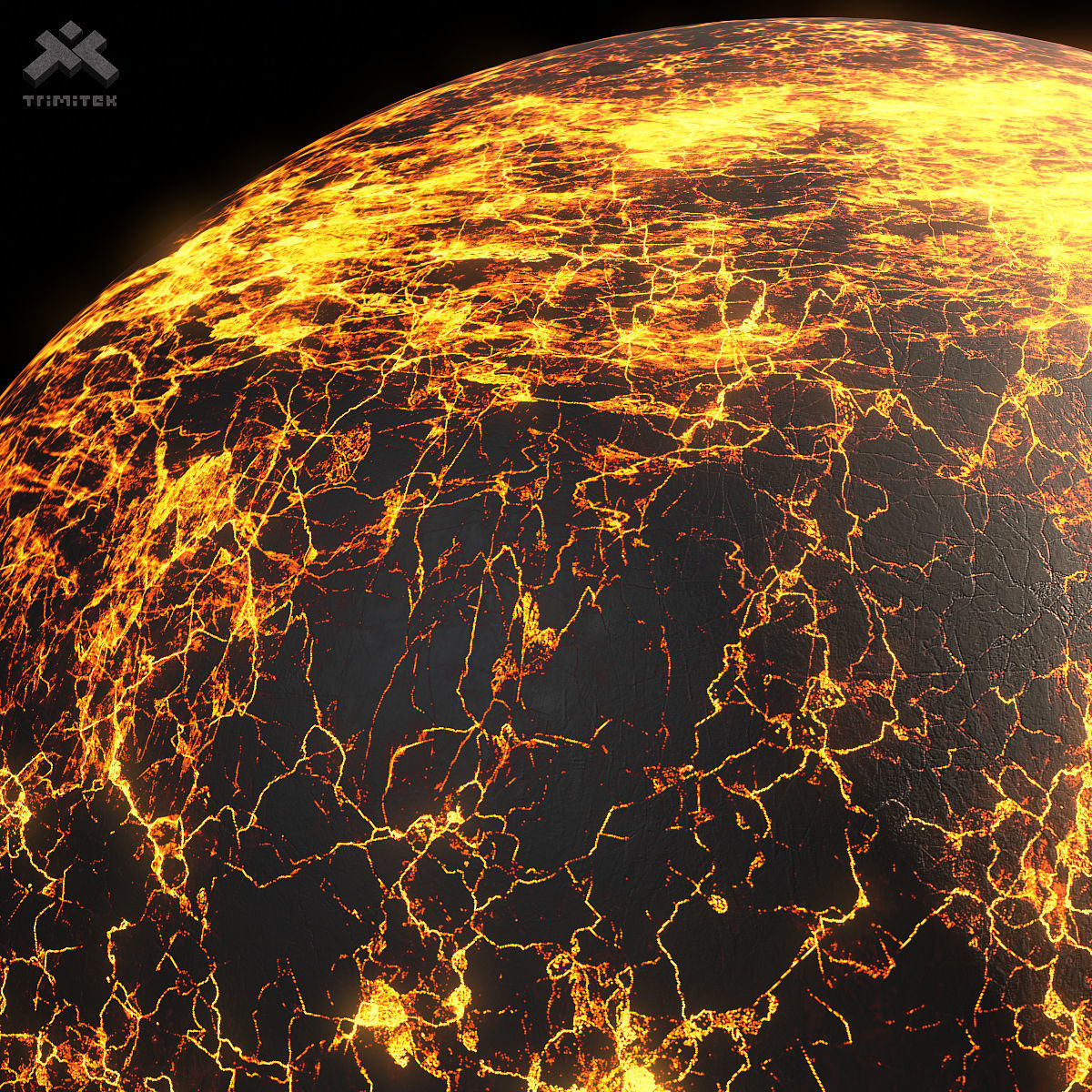 Lava Planets Collection - 8k PBR _5