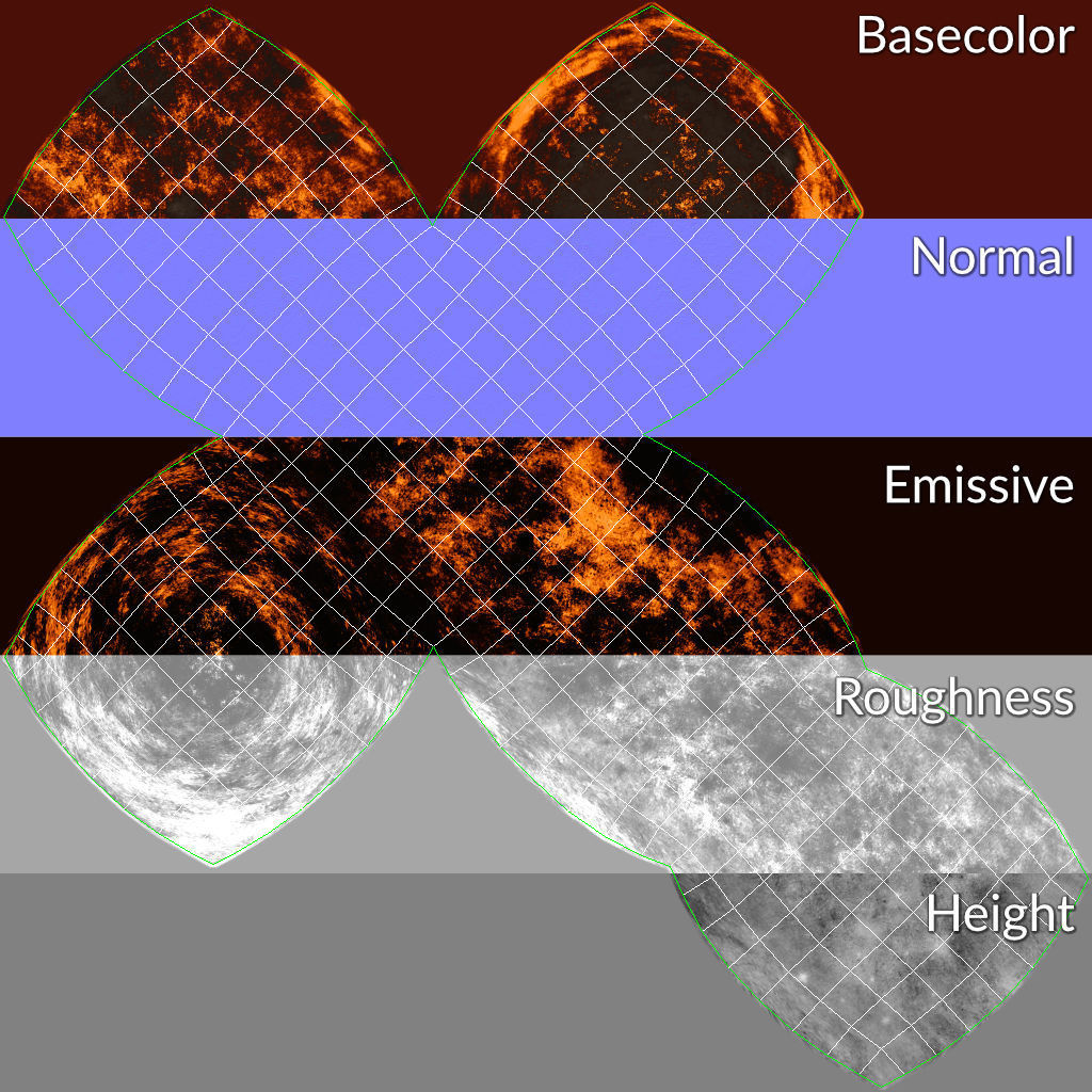 Lava Planets Collection - 8k PBR _17
