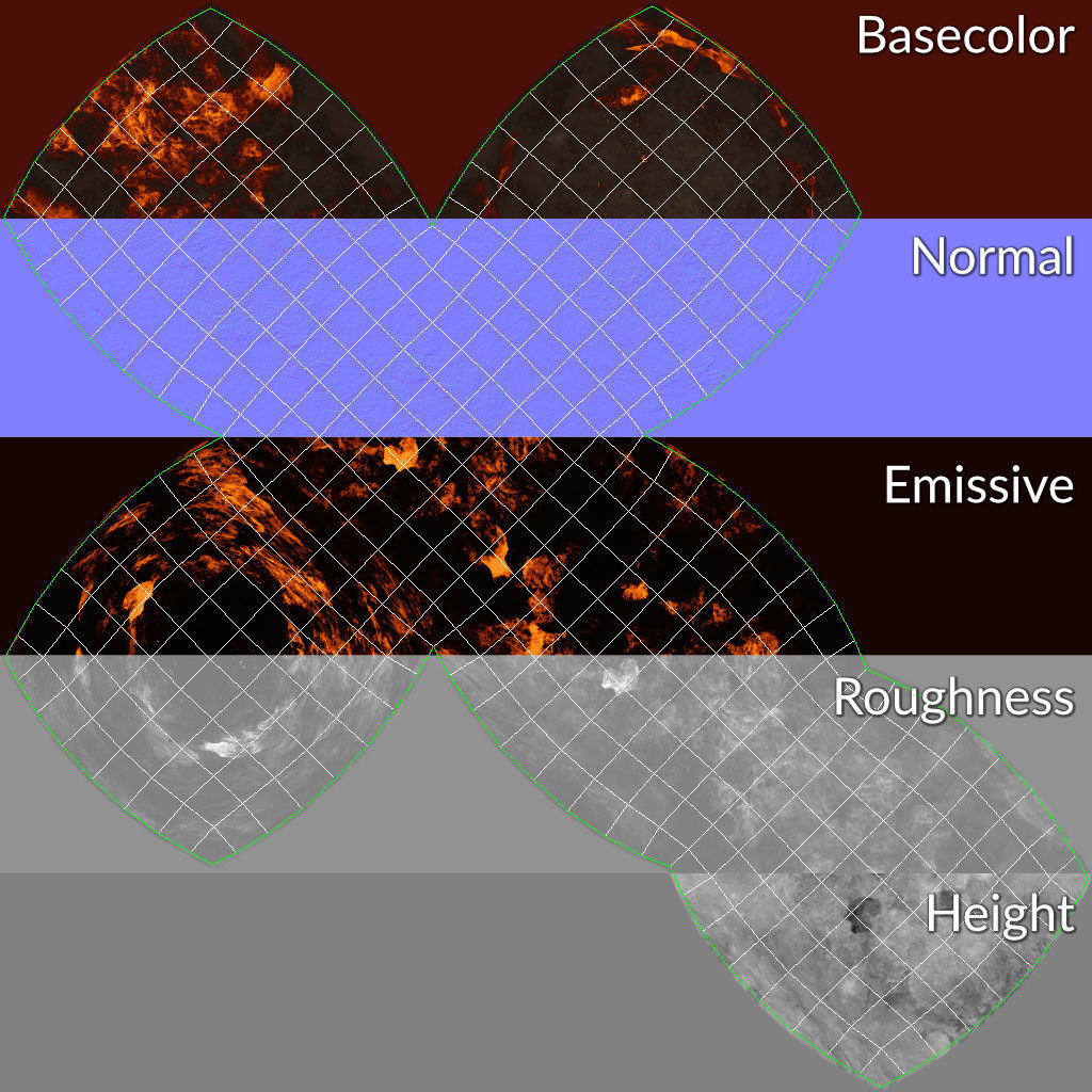 Lava Planets Collection - 8k PBR _19