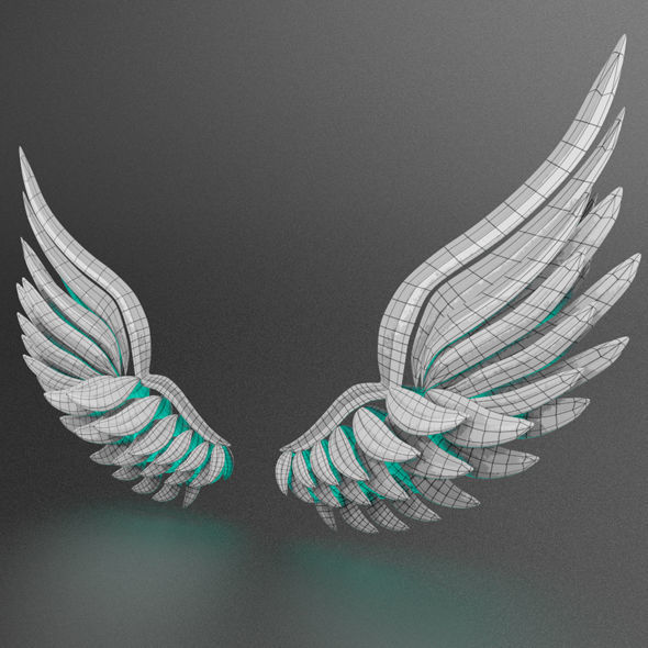Wings angel - angel Free 3D model_6