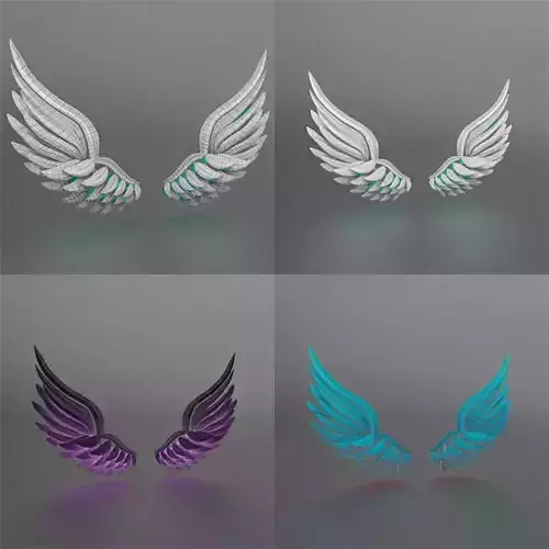 Wings angel - angel Free 3D model