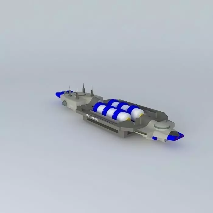 USC Genesis TC Colonizing space carrier Free 3D model