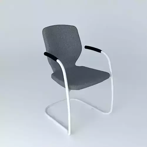 Gray office chair 