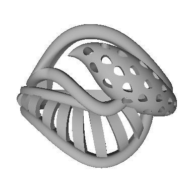 48 Women Ring Plain Gold Ring stl models  3D print model_18