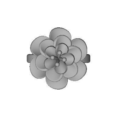 48 Women Ring Plain Gold Ring stl models  3D print model_39