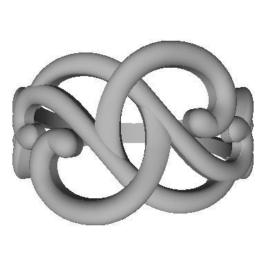 48 Women Ring Plain Gold Ring stl models  3D print model_30